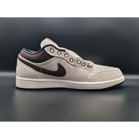 Jordan 1 Low Premium Pale Ivory Off Noir Baroque Brown. SIZE 9.5 - IB8058-110 main image 5